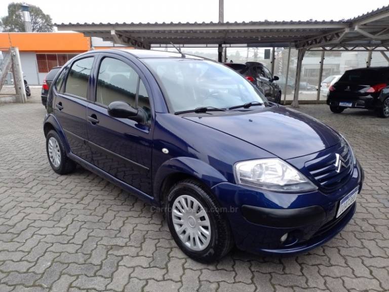 CITROËN - C3 - 2007/2008 - Azul - R$ 24.900,00